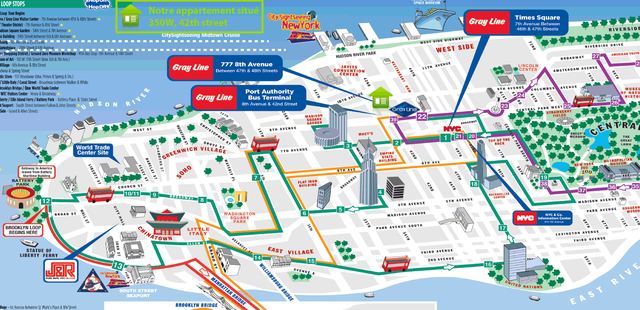 Carte : Carte Manhattan