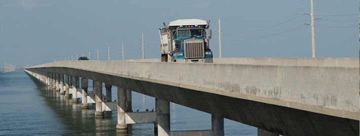 Le célèbre "Seven Miles Bridge" dans les Keys!